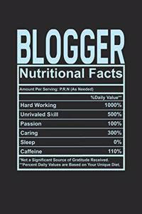 Blogger Nutritional Facts