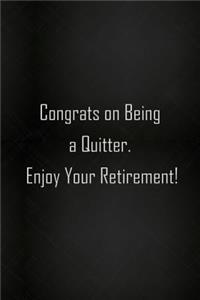 Lined Journal with Funny Quote