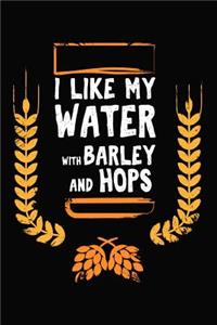 I Like My Water With Barley An Hops