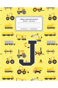 Primary Composition Notebook Grades K-2 Story Journal J