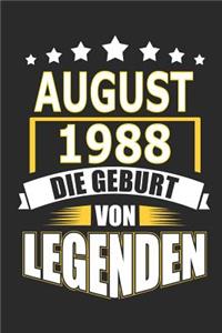 August 1988 Die Geburt von Legenden