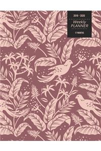 2019 - 2020 - Weekly Planner - 17 Months