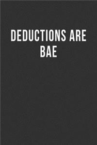 Deductions Are BAE