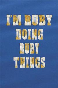 I'm Ruby Doing Ruby Things