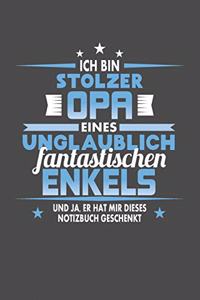 Ich Bin Stolzer Opa Eines Unglaublich Fantastischen Enkels - Und Ja, Er Hat Mir Dieses Notizbuch Geschenkt