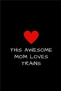 This Awesome Mom Loves Trains