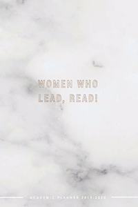 Women Who Read, Lead! Academic Planner 2019-2020