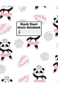 Blank Sheet Music Notebook