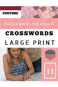 Crossword puzzle books for adults large print