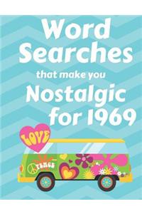 Word Searches that make you Nostalgic for 1969