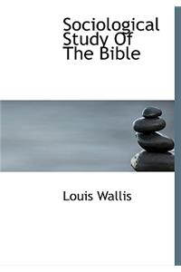 Sociological Study of the Bible