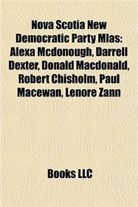 Nova Scotia New Democratic Party Mlas