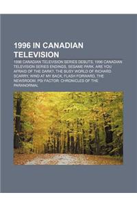 1996 in Canadian Television
