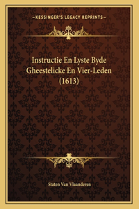 Instructie En Lyste Byde Gheestelicke En Vier-Leden (1613)