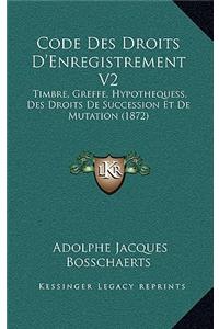 Code Des Droits D'Enregistrement V2