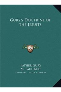 Gury's Doctrine of the Jesuits