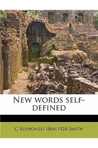 New Words Self-Defined