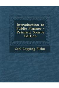 Introduction to Public Finance