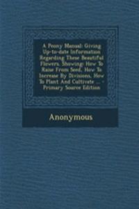 A Peony Manual