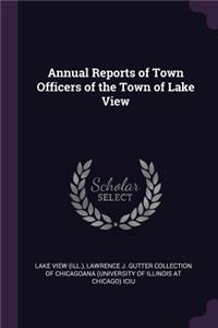 Annual Reports of Town Officers of the Town of Lake View