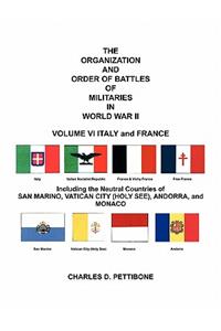 THE Organization and Order of Battle of Militaries in World War II