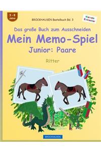 BROCKHAUSEN Bastelbuch Bd. 3 - Das große Buch zum Ausschneiden - Mein Memo-Spiel Junior