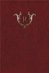 Monogram "R" Journal: 365 page Journal Diary Notebook