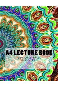 A4 Lecture Book 150 LIned Pages 8.5