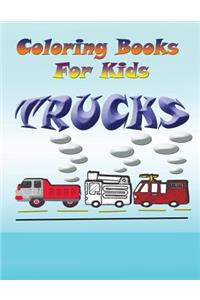 Coloring Books for Kids: Trucks