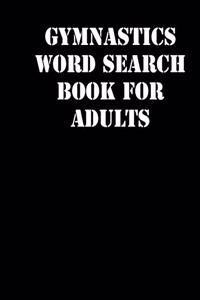 Gymnastics Word Search Book For Adults