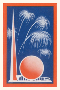 Vintage Journal Trylon and Perisphere, New York World's Fair