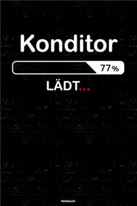 Konditor Lädt... Notizbuch