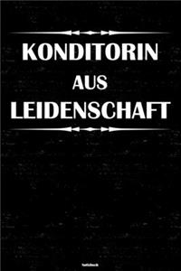 Konditorin aus Leidenschaft Notizbuch