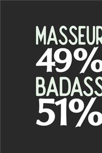 Masseur 49 % BADASS 51 %