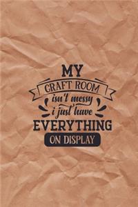 My Craft Room Isn't Messy - I Just Have Everything On Display