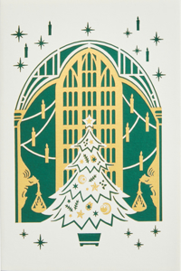 Harry Potter: The Great Hall Holiday Laser Die-Cut Card