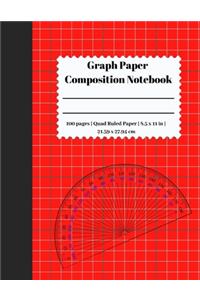 Graph Paper Composition Notebook