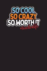 So Cool So Crazy So Worth It #teacherlife