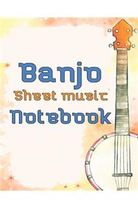banjo sheet music notebook