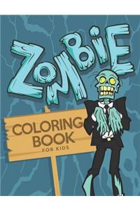 Zombie Coloring Book for Kids