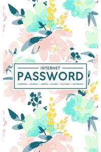 Internet Password Logbook - Journal - Libreta - Cahier - Taccuino - Notizbuch