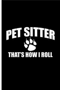 Pet Sitter Blank Journal Notebook