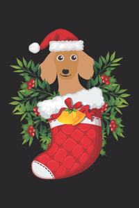 Christmas Dachshund Notebook