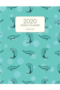 2020 Weekly Planner Manatee