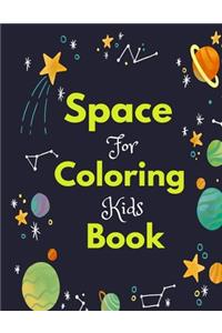 Space Coloring Book For Kids
