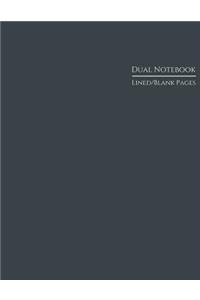 Dual Notebook Lined/Blank Pages