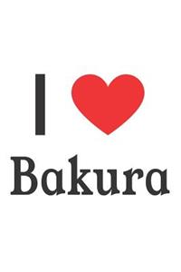 I Love Bakura: Bakura Designer Notebook