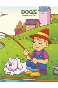 Dogs Coloring Book 3 & 4
