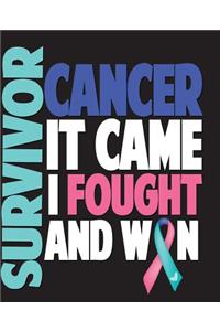 Survivor Cancer It Came I Fought And Won