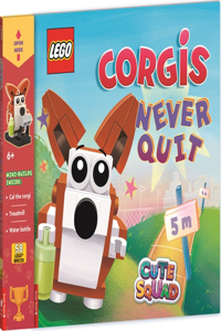 LEGO® Cute Squad: Corgis Never Quit (with corgi and treadmill mini-builds)